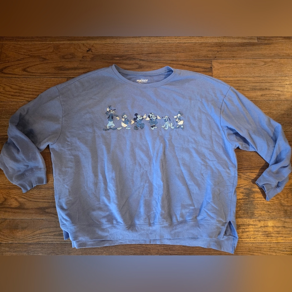 Blue Disney Character Sweatshirt
